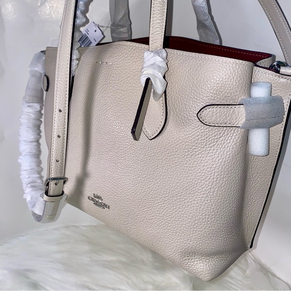 Coach 🤍 leather purse Hanna Carryall Bag New - Picture 1 of 15